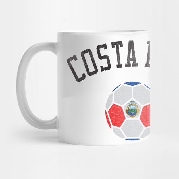 Costa Rica Soccer Team Heritage Flag by ryanjaycruz